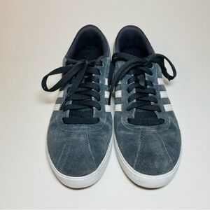 Adidas Charcoal Suede Sneakers